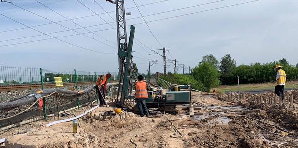 潘集路基注浆加固施工